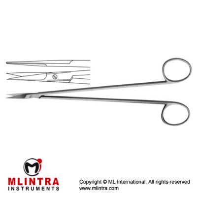 Vascular Scissor Straight Stainless Steel, 19 cm - 7 1/2"